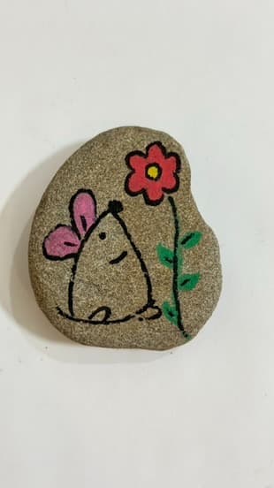 Mouse with Flower